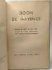 Doon de Mayence - chanson de geste du XIIIe siècle bois originaux de Pierre Rousseau. Jean Mauclère