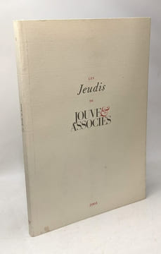 Les jeudis de Jouve & Associés n°1 - Christine Lagarde: to be or not to be chairman - Thierry Paternot: Les vraies bonnes idées - Charles Dehelly ...