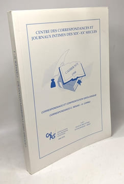 Correspondance et confrontation idéologique - correspondance E. Renan-H. Cornu / centre des correspondances et journaux intimes des XIXe - XXe siècles ...