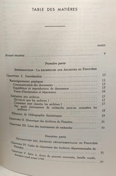 Guide des archives du finistère. Charpy Jacques