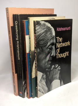 Krishnamurti: The Man the Mystery & the Message + On relationship + Washington D.C. Talks 1985 + The network of thought + Questioning Krishnamurti --- ...