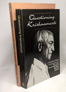 Krishnamurti: The Man the Mystery & the Message + On relationship + Washington D.C. Talks 1985 + The network of thought + Questioning Krishnamurti --- 5 livres