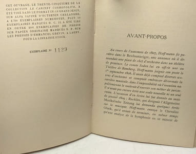 Nouvelles musicales - avant-propos de André Coeuroy traduit par Alzir Hella et Olivier Bournac