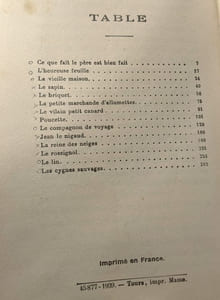 Contes d'Andersen - illustrés par E. Dot traduits par A. Canaux