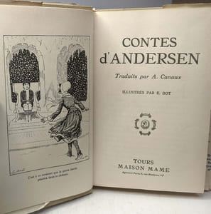 Contes d'Andersen - illustrés par E. Dot traduits par A. Canaux