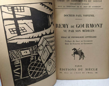 Remy de gourmont vu par son medecin / essai de psychologie littéraire / idées et sentiments du siècle