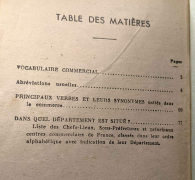 Petit vocabulaire commercial à l'usage des sténographes et des dactylographes. Collectif