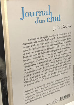 Journal d'un chat + Une vie de chat + Le chat qui parlait comme vous et moi --- 3 livres. Navarre Deuley Ragueneau
