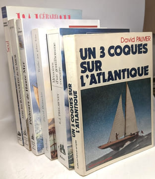 6 livres: Pêcheurs de haute mer + Mémoires d'un gentilhomme corsaire + Avec les bagnards de la mer + Un 3 coques sur l'atlantique + Seul + Trafic au ...