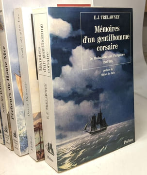 6 livres: Pêcheurs de haute mer + Mémoires d'un gentilhomme corsaire + Avec les bagnards de la mer + Un 3 coques sur l'atlantique + Seul + Trafic au ...