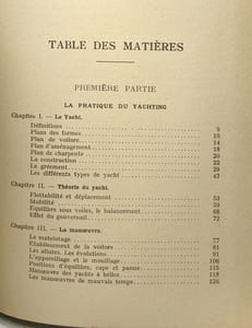 La pratique du Yachting - construction navigation manoeuvre