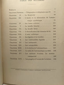 Communications scientifques et faits industrieles de l'année (1922-1923)