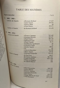 L'art et la vie - lettres inédites de Suarès Rolland Jammes Unamuno Bergson Montherlant Paulhan... - textes établis et préfacés par Yves-Alain Favre. ...