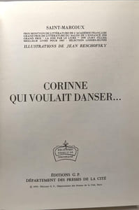 Corinne qui voulait danser