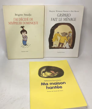 12 livres "Ecole des Loisirs" (voir description complète): Diablesse; Adieu mes 9 ans!; Journal de Ninon Battandier; Aime comme Mathilde; La ...