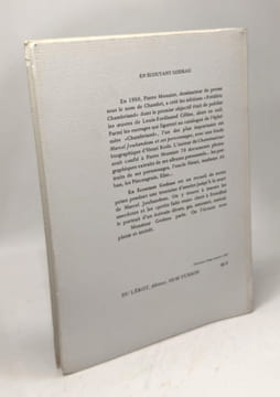 En écoutant Godeau - souvenirs sur Marcel Jouhandeau avec des lettres et des portraits. Monnier Pierre