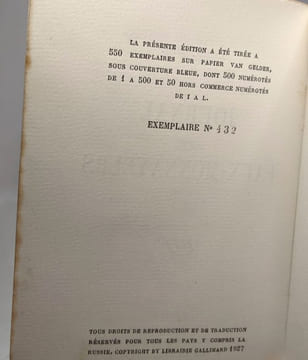 Journal des Faux-Monnayeurs. André Gide