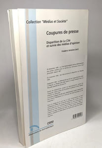 Coupures de presse: Disparition de La Cité et survie des médias d'opinion