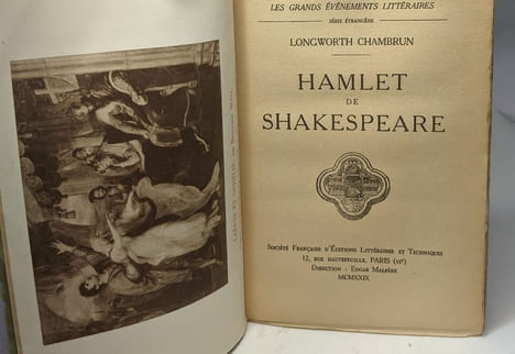 Hamlet de Shakespeare / Les grands événements littéraires. Longworth Chambrun