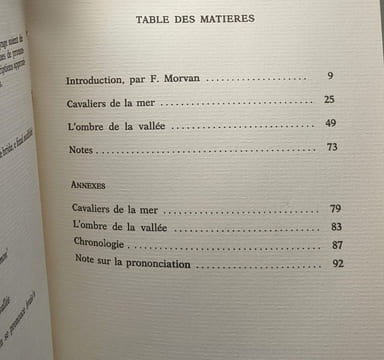 Cavaliers de la mer suivi de L'ombre de la vallée. Synge John Millington