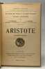 Aristote - 3e édition / coll. les grandes idées morales et les grands moralistes pages choisies. Vaudouer Lantoine