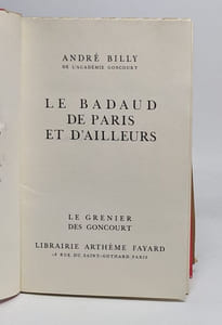Le badaud de Paris et d'ailleurs