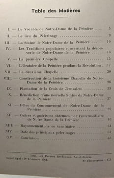Notre-Dame de la Peinière IVe édition. Abbé Henri Poisson