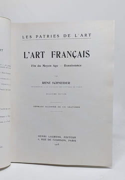 L'art français- fin du moyen âge - renaissance. Schneider René
