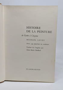 Histoire de la peinture - de Giotto à Cézanne
