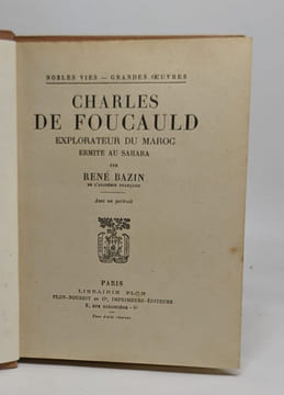 Charles de Foucauld. Bazin René
