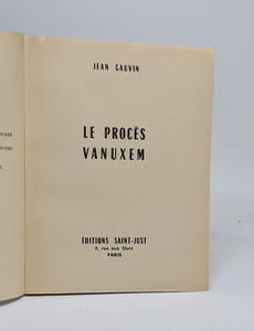 Le procès vanuxem - " quand la police se fait rouler..."