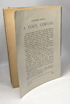 À vous Coryse. Dumay Ryamond