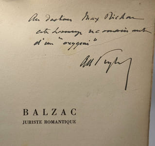 Balzac juriste romantique