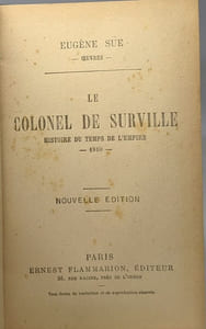 Le colonel de Surville - histoire du temps de l'Empire - 1810 -- nouvelle édition