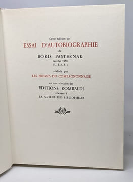 Lot prix nobel de littérature années 1950 aux éditions Rombaldi - (titres voir description). Camus Mauriac Hemingway Laxness Lagerkvist Pasternak ...