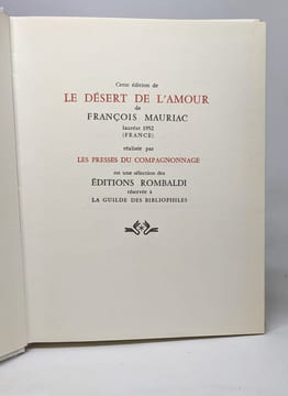 Lot prix nobel de littérature années 1950 aux éditions Rombaldi - (titres voir description). Camus Mauriac Hemingway Laxness Lagerkvist Pasternak ...