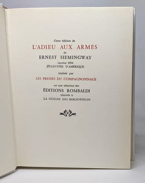 Lot prix nobel de littérature années 1950 aux éditions Rombaldi - (titres voir description). Camus Mauriac Hemingway Laxness Lagerkvist Pasternak ...