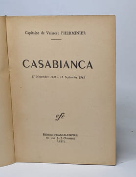Casablanca 27 Novembre 1942 - 13 Septembre 1943. Commandant L'herminier