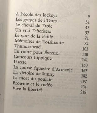 5 livres collection "Série 15": 15 aventures d'animaux familiers + 15 histoires d'aventures + 15 histoires de bêtes + 15 histoires de chevaux + 15 ...