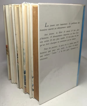 5 livres collection "Série 15": 15 aventures d'animaux familiers + 15 histoires d'aventures + 15 histoires de bêtes + 15 histoires de chevaux + 15 ...