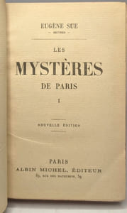 Les mystères de Paris - TOMES 1 à 4
