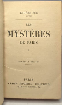 Les mystères de Paris - TOMES 1 à 4. Eugène Sue