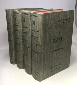 Anie + Cara + Zyte + Ghislaine --- 4 livres. Hector Malot