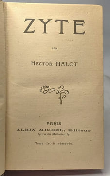 Anie + Cara + Zyte + Ghislaine --- 4 livres. Hector Malot
