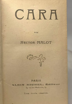 Anie + Cara + Zyte + Ghislaine --- 4 livres. Hector Malot