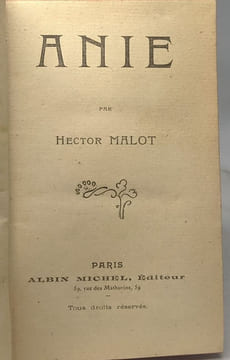 Anie + Cara + Zyte + Ghislaine --- 4 livres. Hector Malot
