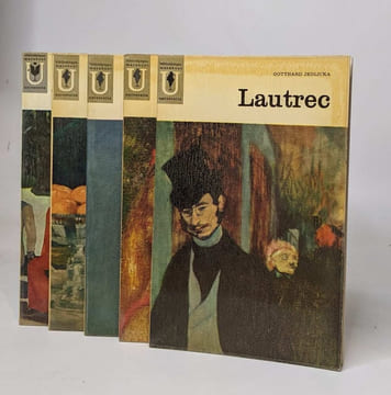 Lot de 5 ouvrages Marabout édition sur grands peintres: Lautrec / Gauguin / Manet / Goya / Renois. Bosman Anthony Gotthard Jedlicka Xavier De Salas ...
