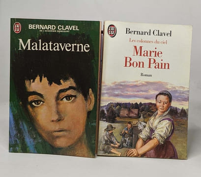 Lot de 15 ouvrages de Bernard Clavel: titres voir descrption détaillée. Bernard Clavel