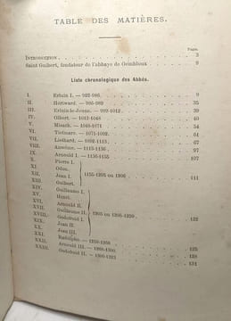 Histoire de l'abbaye de Gembloux de l'ordre de Saint-Benoit. Abbé Toussaint