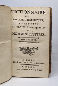 Dictionnaire des portraits historiques anecdotes et traits remarquables des hommes illustres - trois volumes. undefined